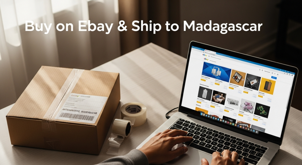 Buy from eBay and ship to Madagascar