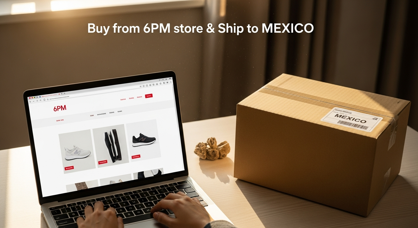 Buy from 6PM store and ship to MEXICO