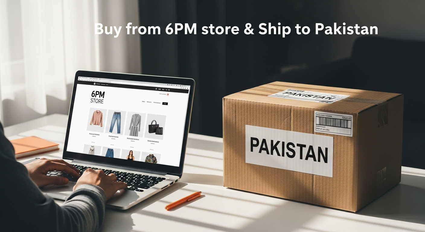 Buy from 6PM store and ship to PAKISTAN