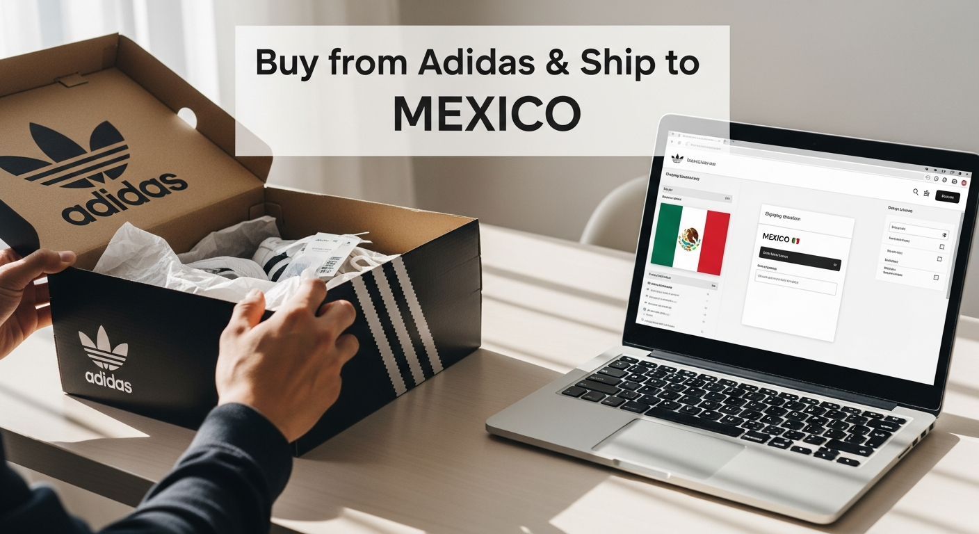 Buy from Adidas and ship to MEXICO