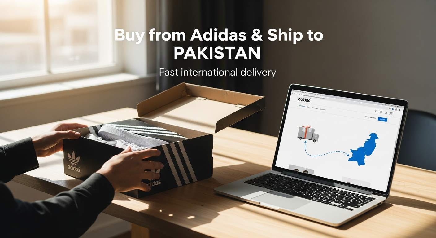 Buy from Adidas and ship to PAKISTAN