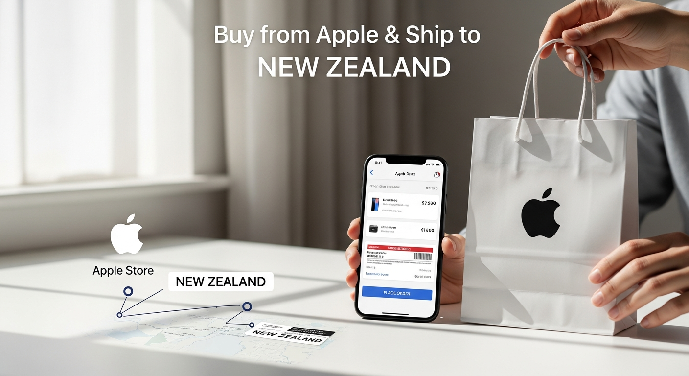 Buy from Apple and ship to NEW ZEALAND