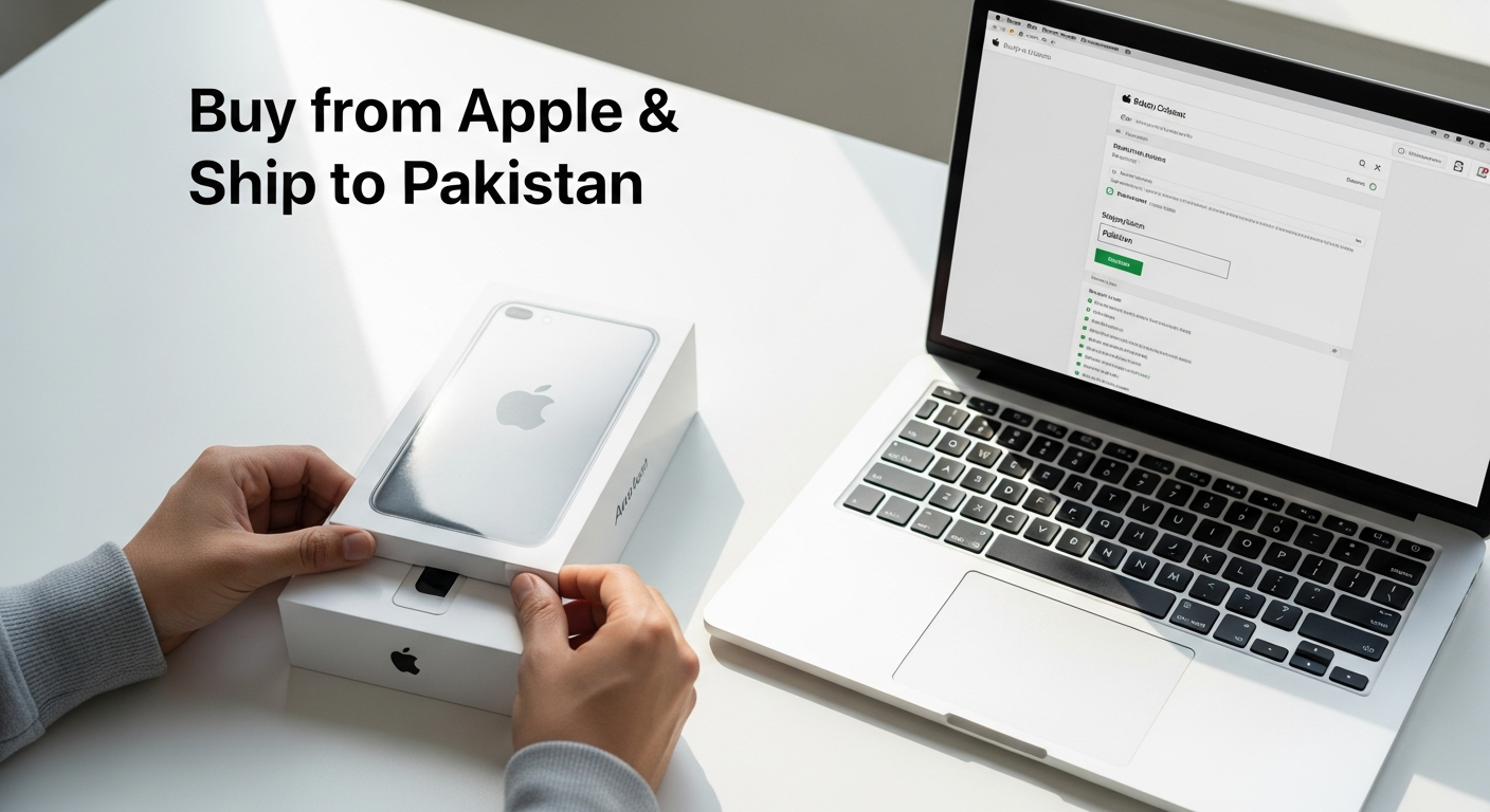Buy from Apple and ship to PAKISTAN