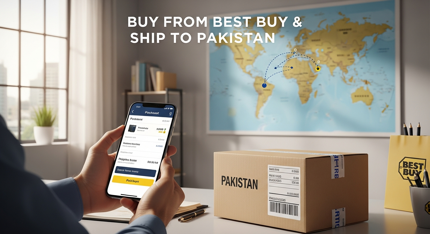 Buy from Best Buy and ship to PAKISTAN