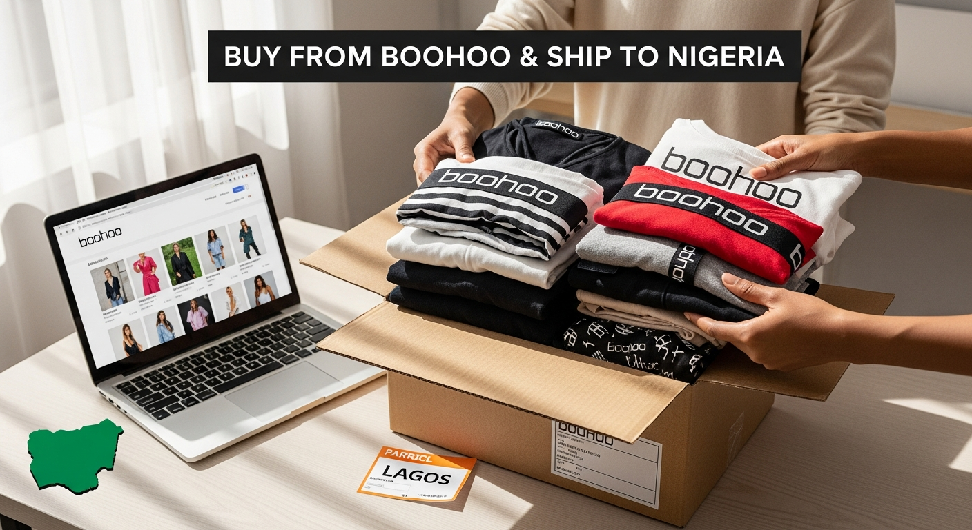 Buy from Boohoo and ship to NIGERIA