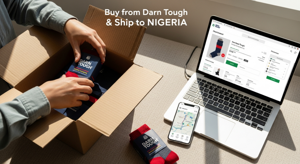 Buy from Darn Tough and ship to NIGERIA