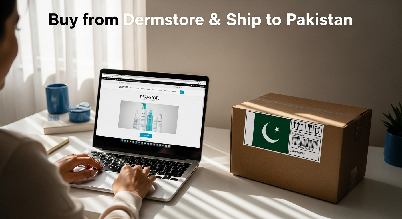 Buy from Dermstore and ship to PAKISTAN