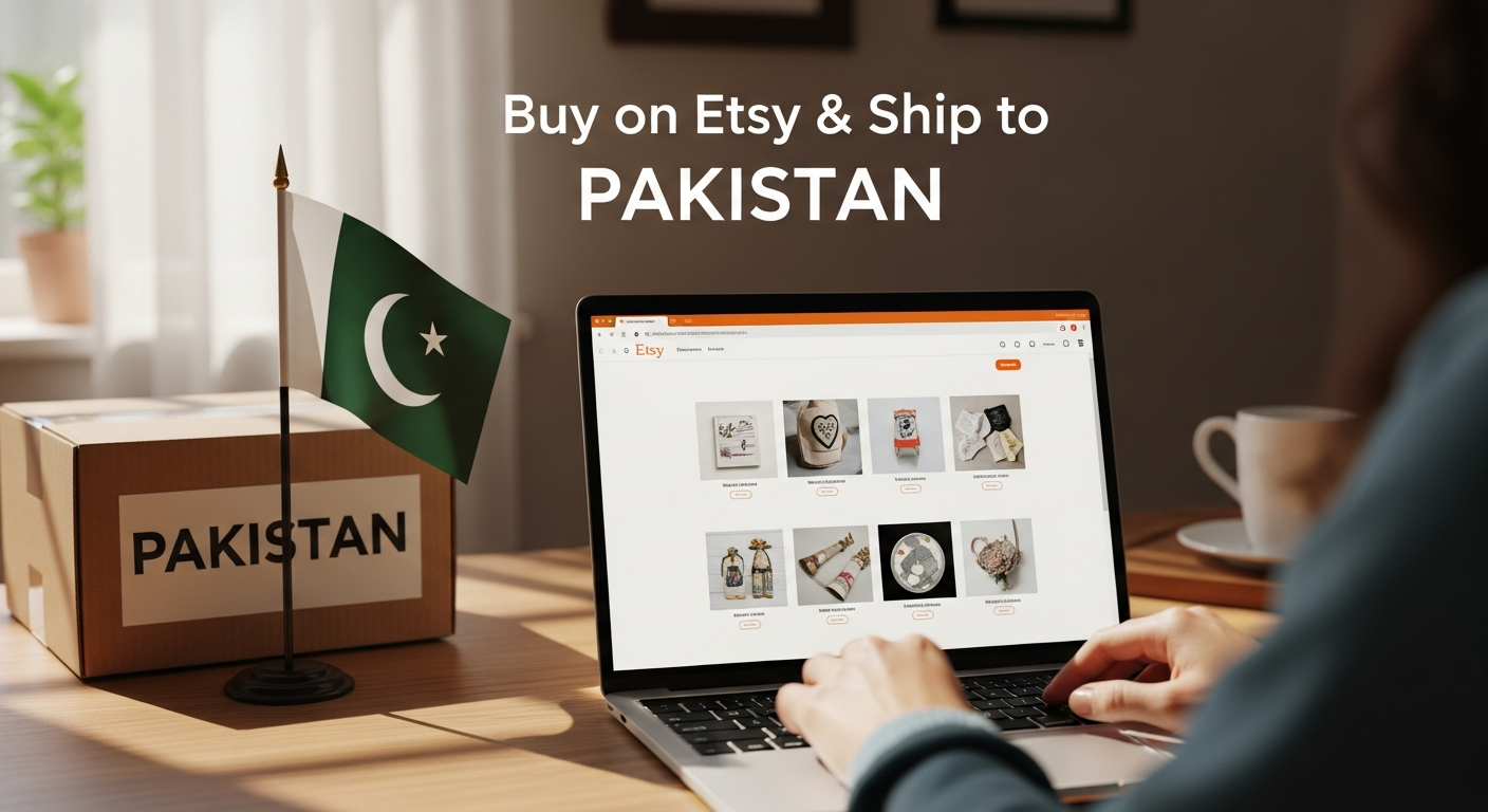 Buy from Etsy and ship to PAKISTAN