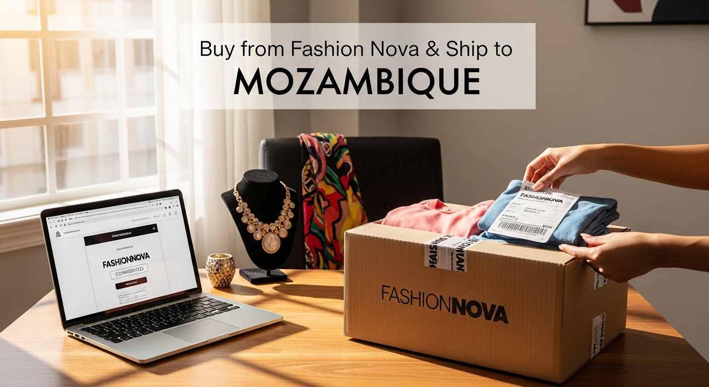 Buy from Fashion Nova and ship to MOZAMBIQUE