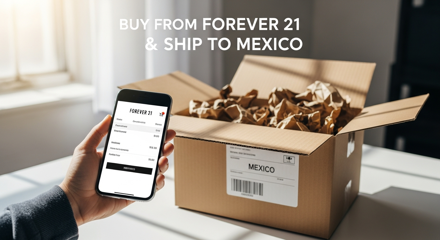 Buy from Forever 21 and ship to MEXICO