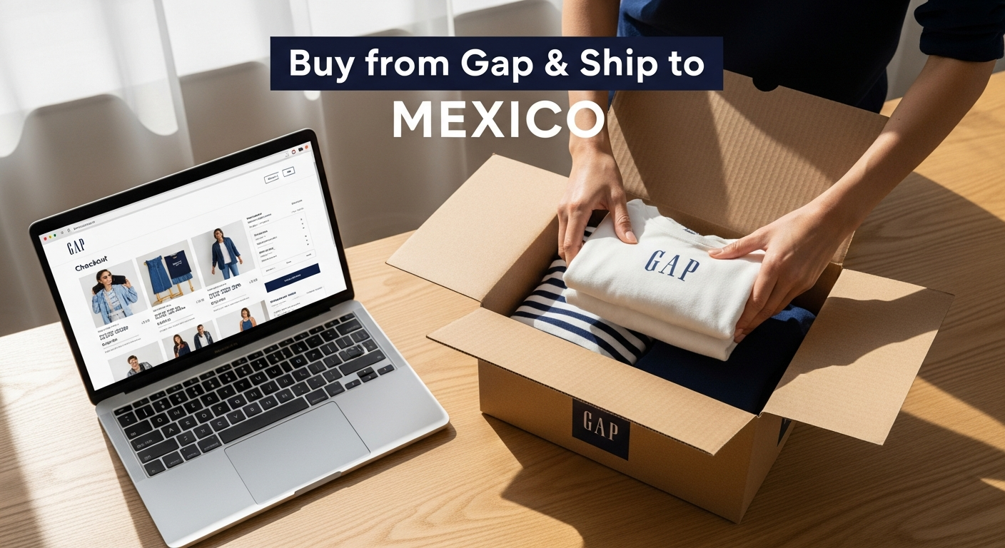 Buy from Gap and ship to MEXICO