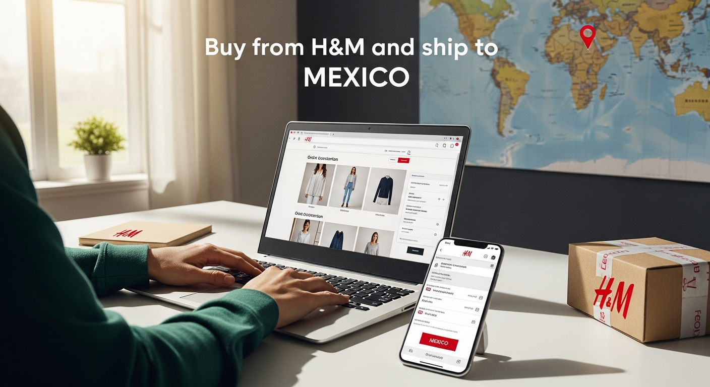 Buy from H&M and ship to MEXICO