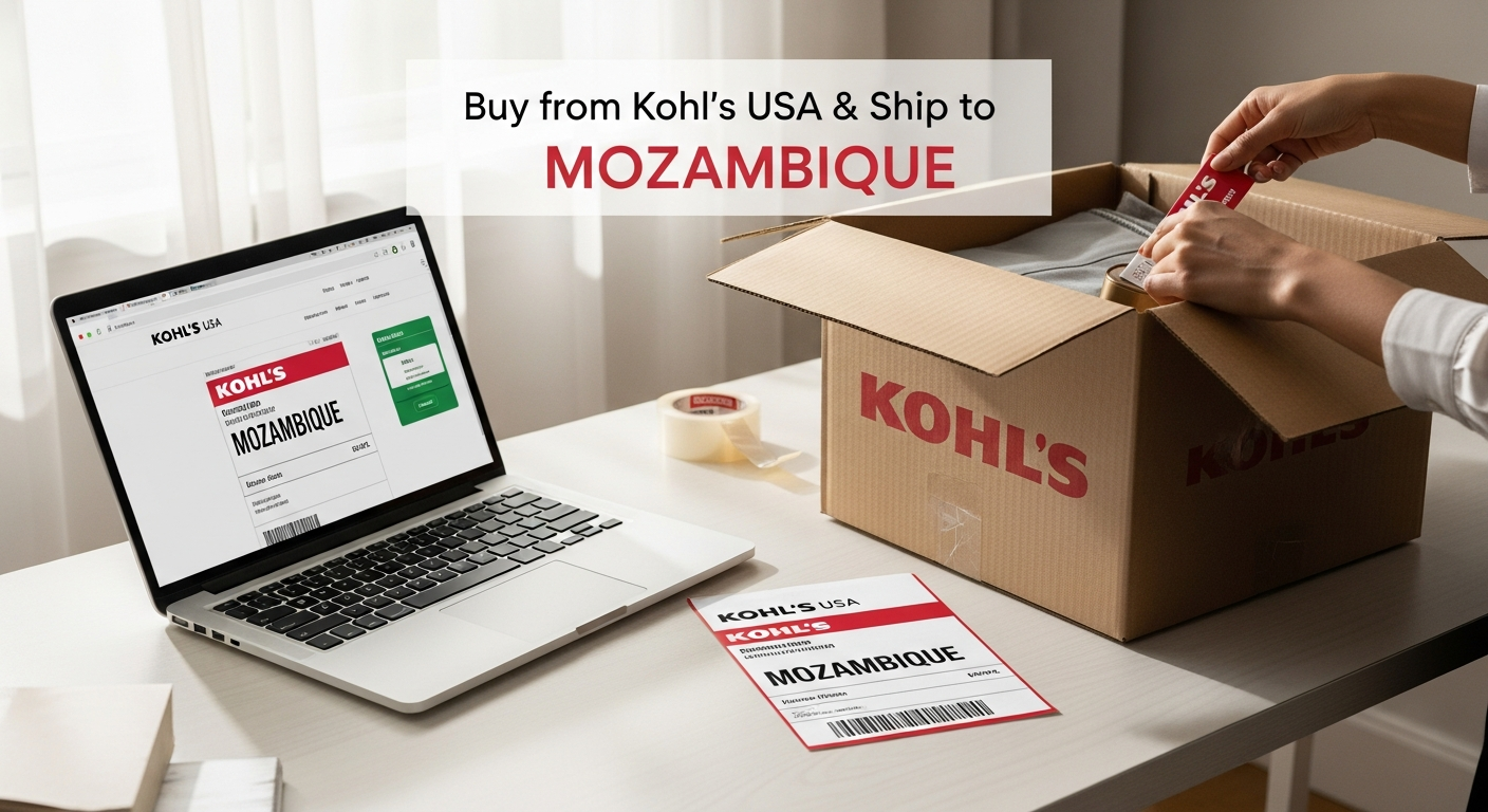 Buy from Kohlโs USA and ship to MOZAMBIQUE