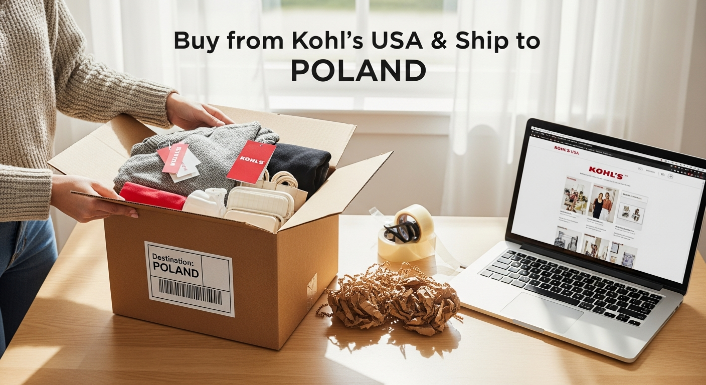 Buy from Kohl’s USA and ship to POLAND