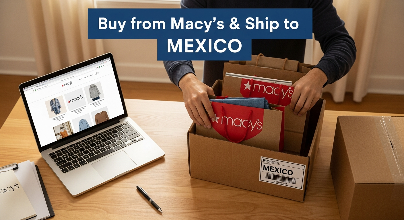 Buy from Macys and ship to MEXICO