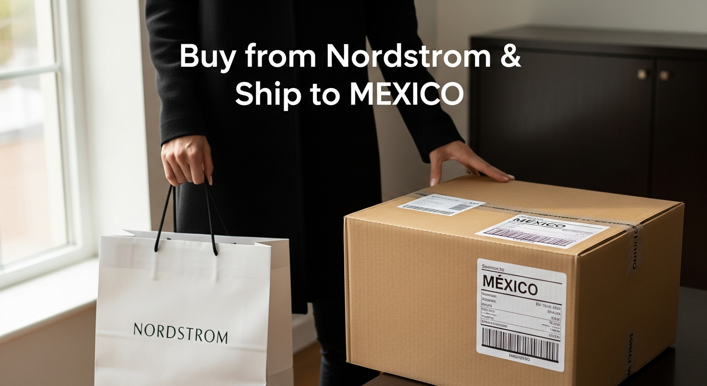 Buy from Nordstrom and ship to MEXICO