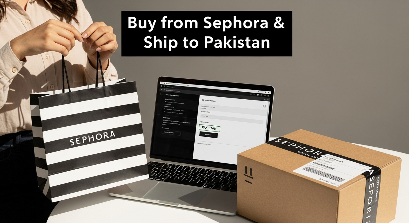 Buy from Sephora and ship to PAKISTAN