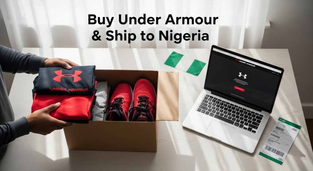 Buy from Under Armour and ship to NIGERIA
