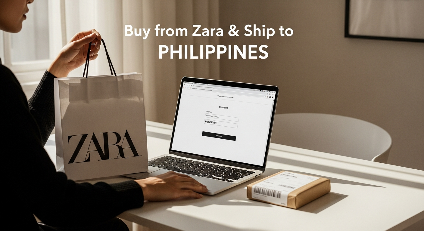 Buy from Zara and ship to PHILIPPINES