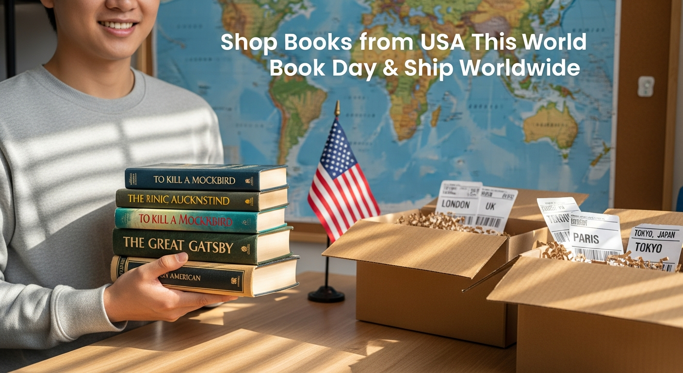 Shop Books from USA This World Book Day & Ship Worldwide