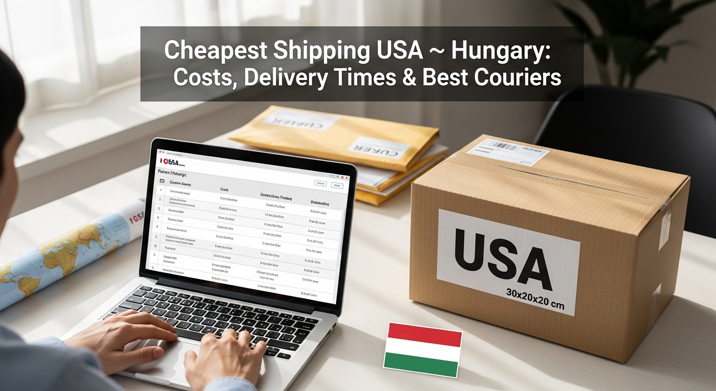 Cheapest Shipping from USA to Hungary: Costs, Delivery Times & Best Courier Options
