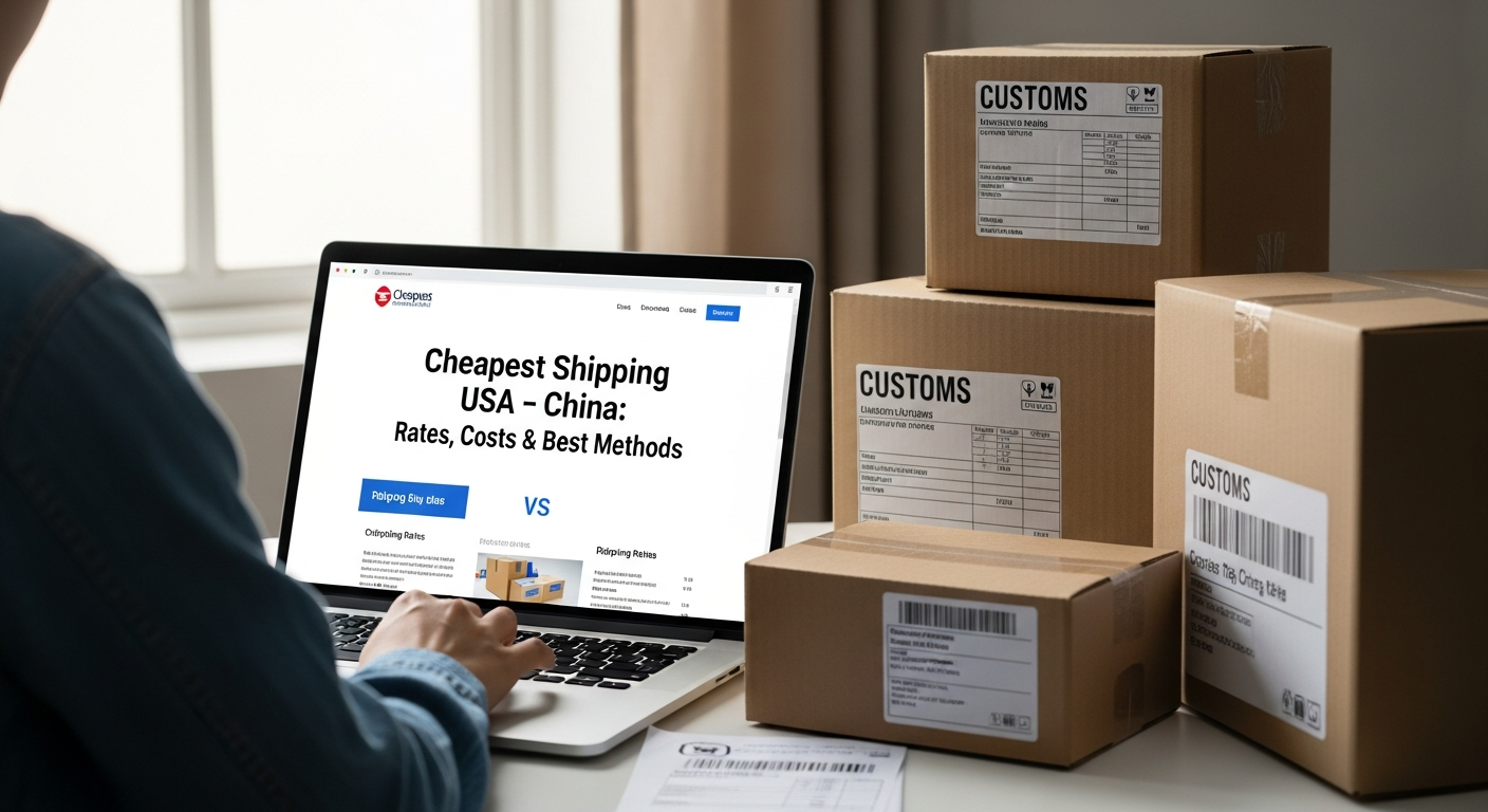 Cheapest Shipping to China from USA: Rates, Costs & Best Shipping Methods