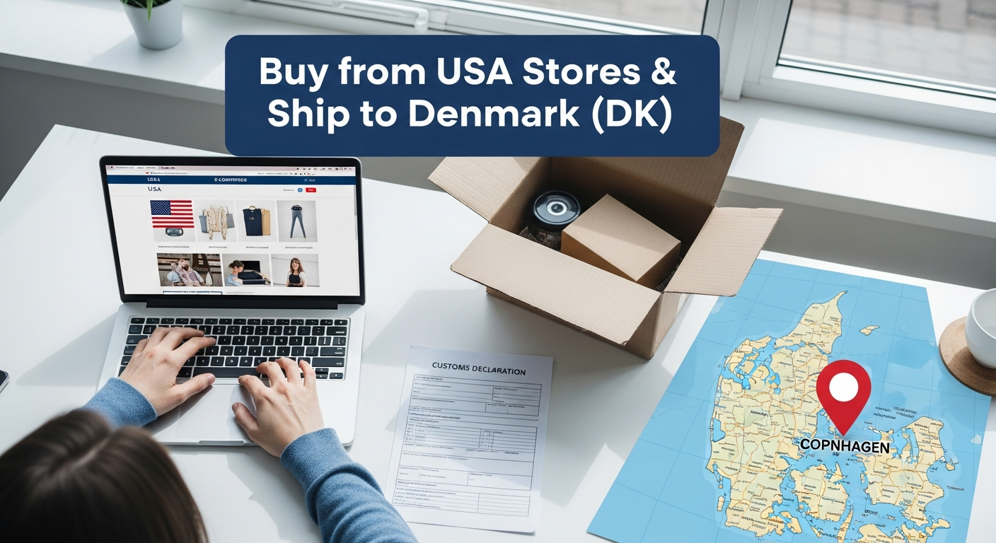 How to Buy from USA Stores and Ship to Denmark