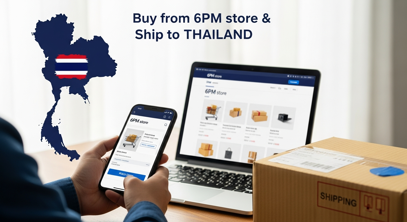 Buy from 6PM store and ship to THAILAND