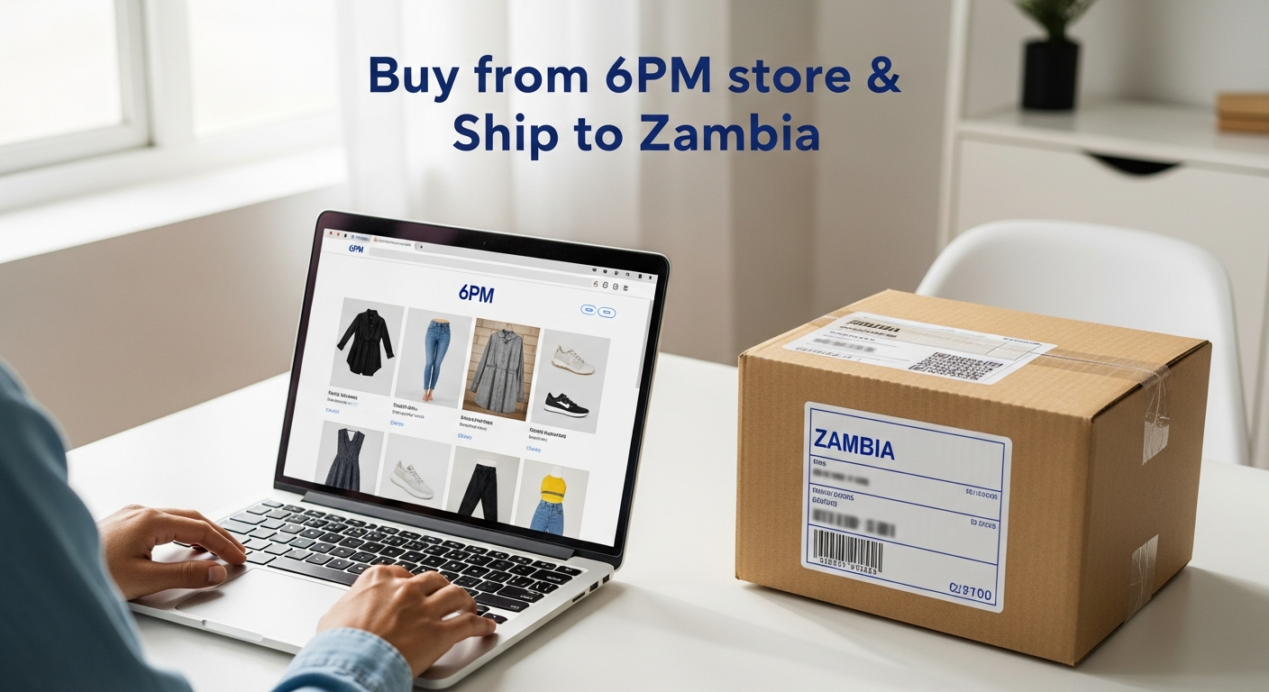 Buy from 6PM store and ship to ZAMBIA