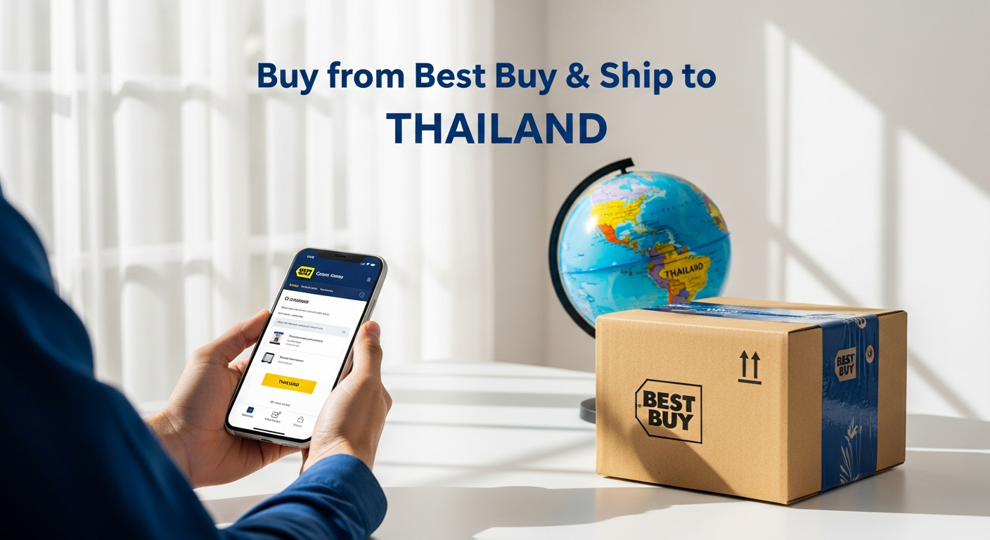 Buy from Best Buy and ship to THAILAND