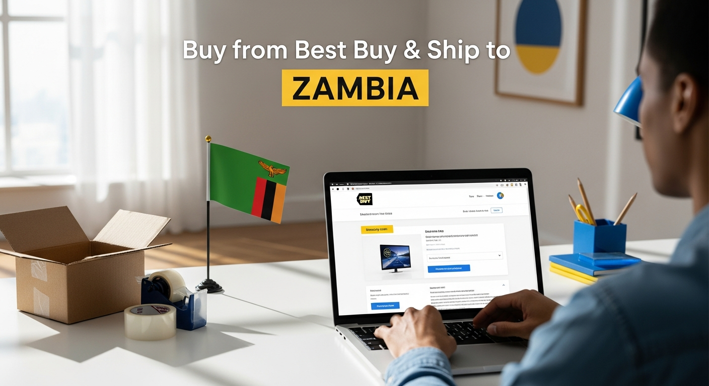 Buy from Best Buy and ship to ZAMBIA