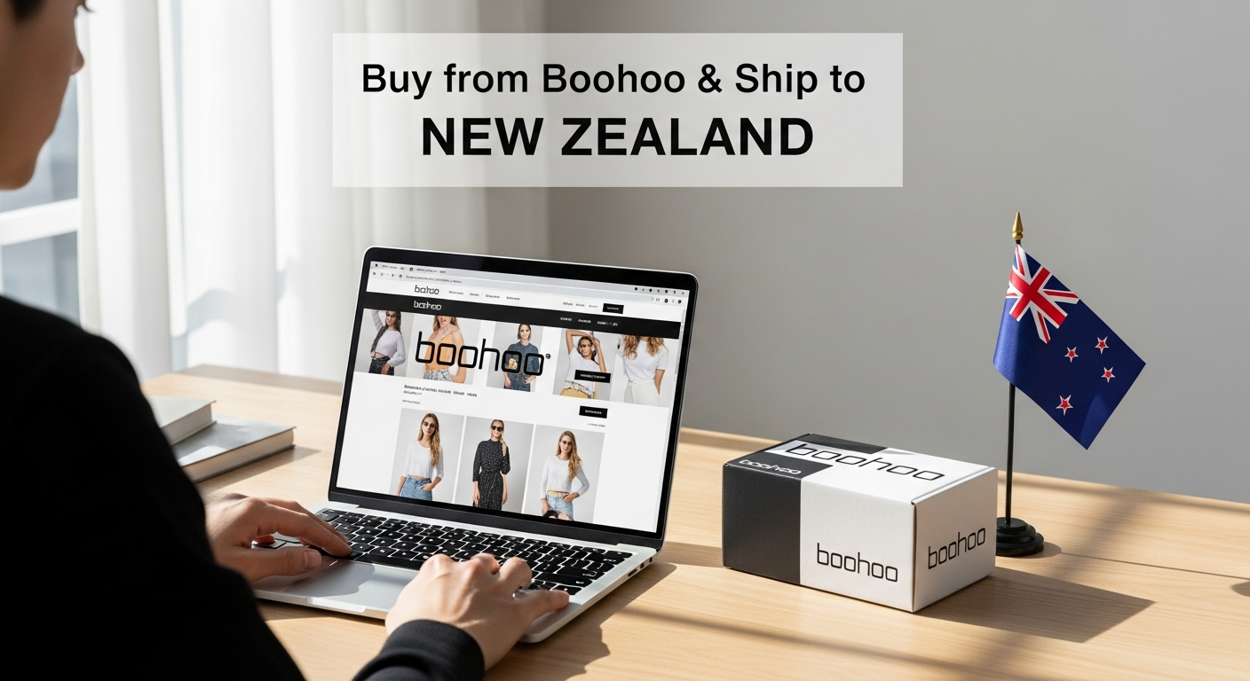 Buy from Boohoo and ship to NEW ZEALAND