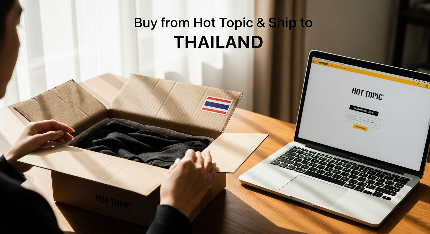 Buy from Hot Topic and ship to THAILAND