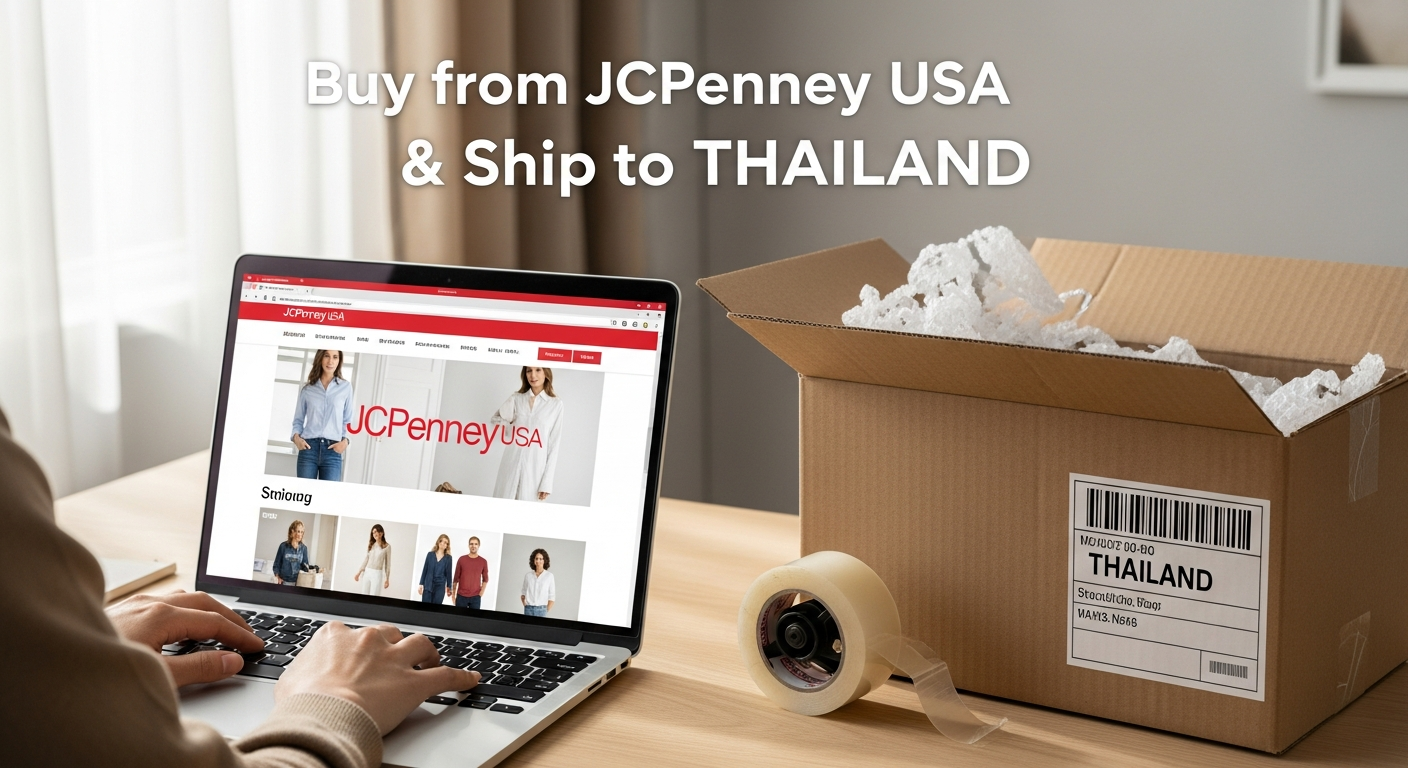 Buy from JCPenney USA and ship to THAILAND