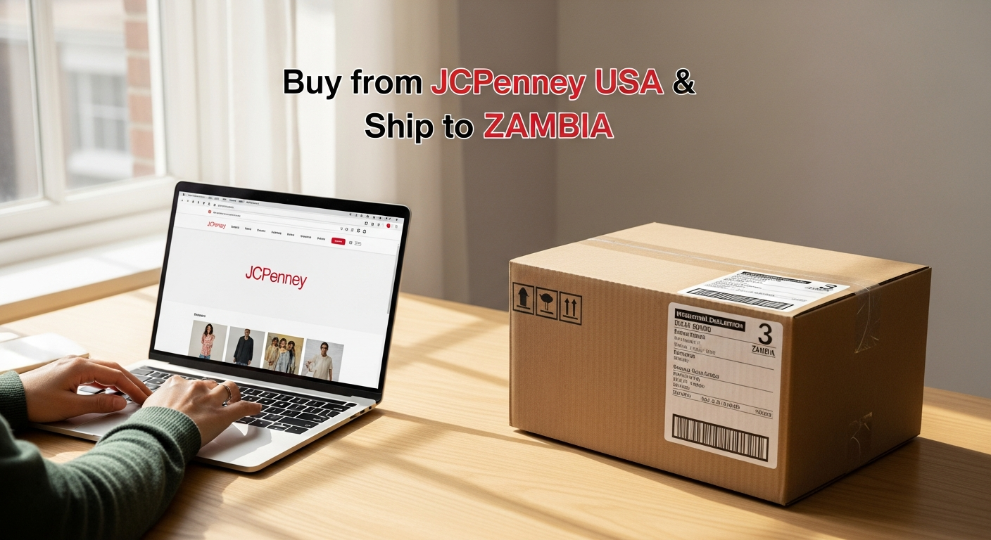 Buy from JCPenney USA and ship to ZAMBIA