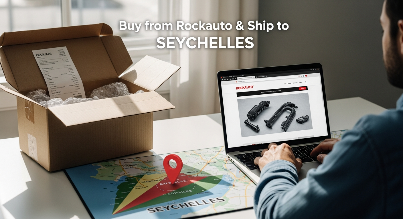 Buy from Rockauto and ship to SEYCHELLES