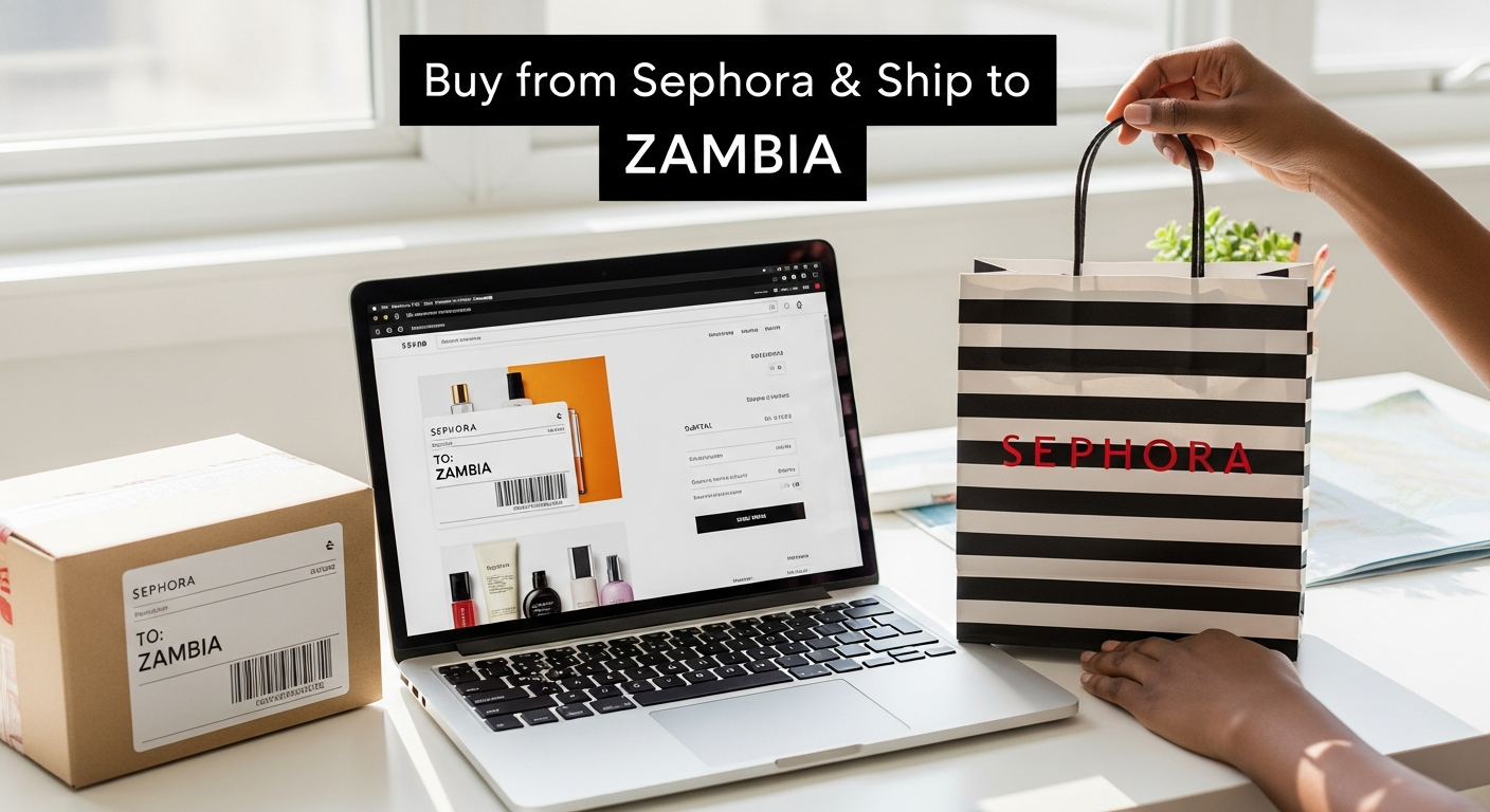 Buy from Sephora and ship to ZAMBIA