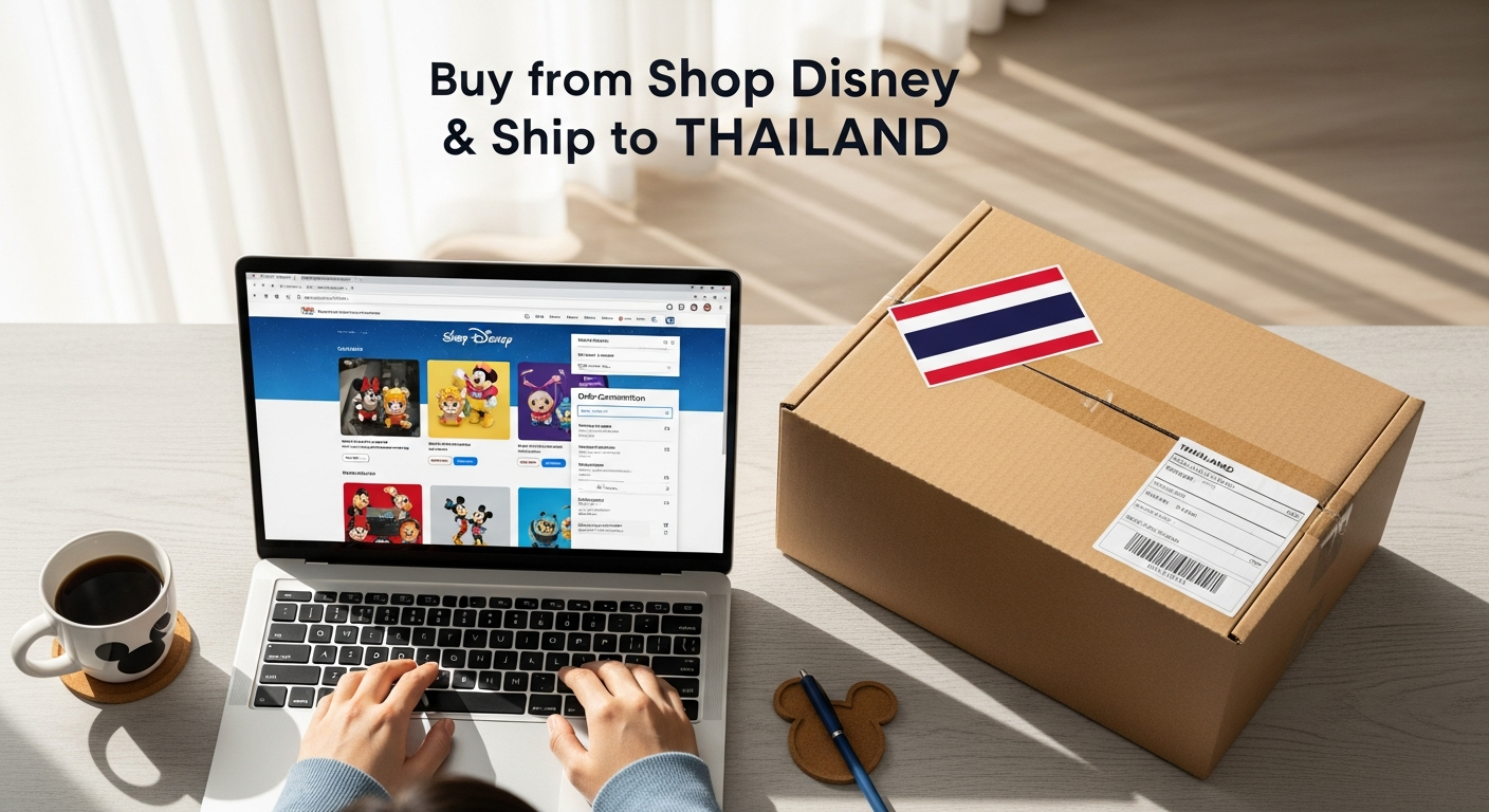 Buy from Shop Disney and ship to THAILAND