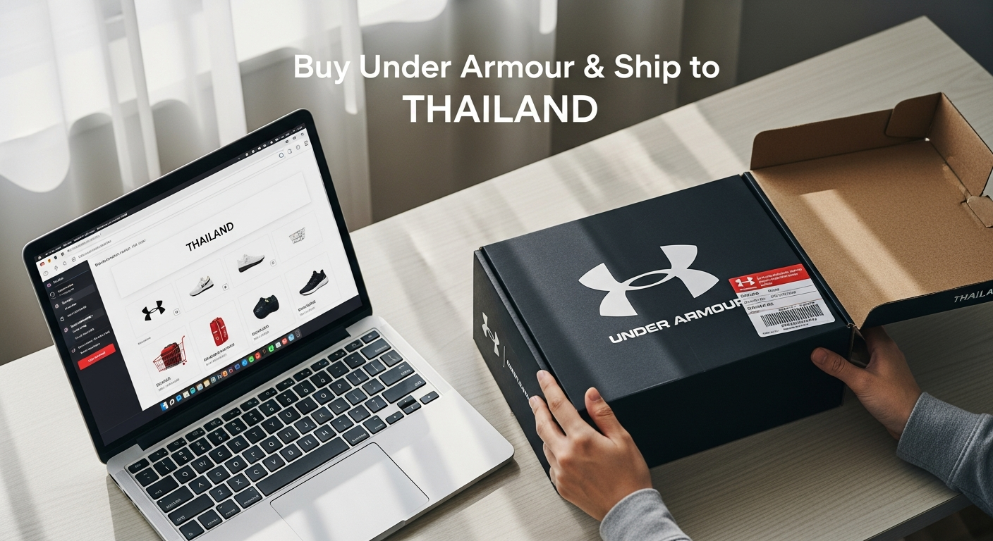 Buy from Under Armour and ship to THAILAND