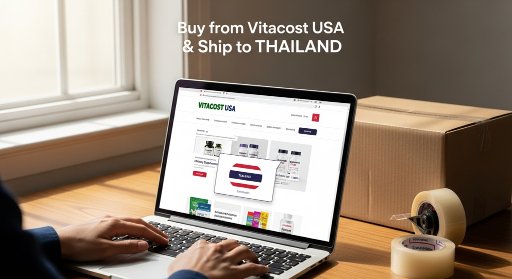 Buy from Vitacost USA and ship to THAILAND