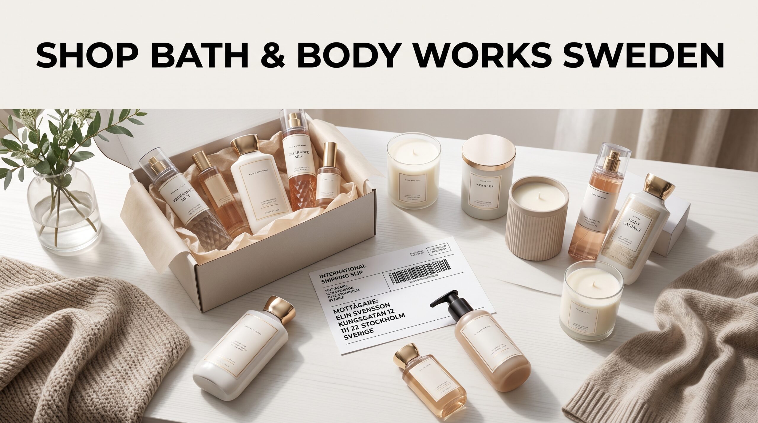 Buy from Bath & Body Works and Ship to Sweden: Fragrance & Body Care Shopping Guide