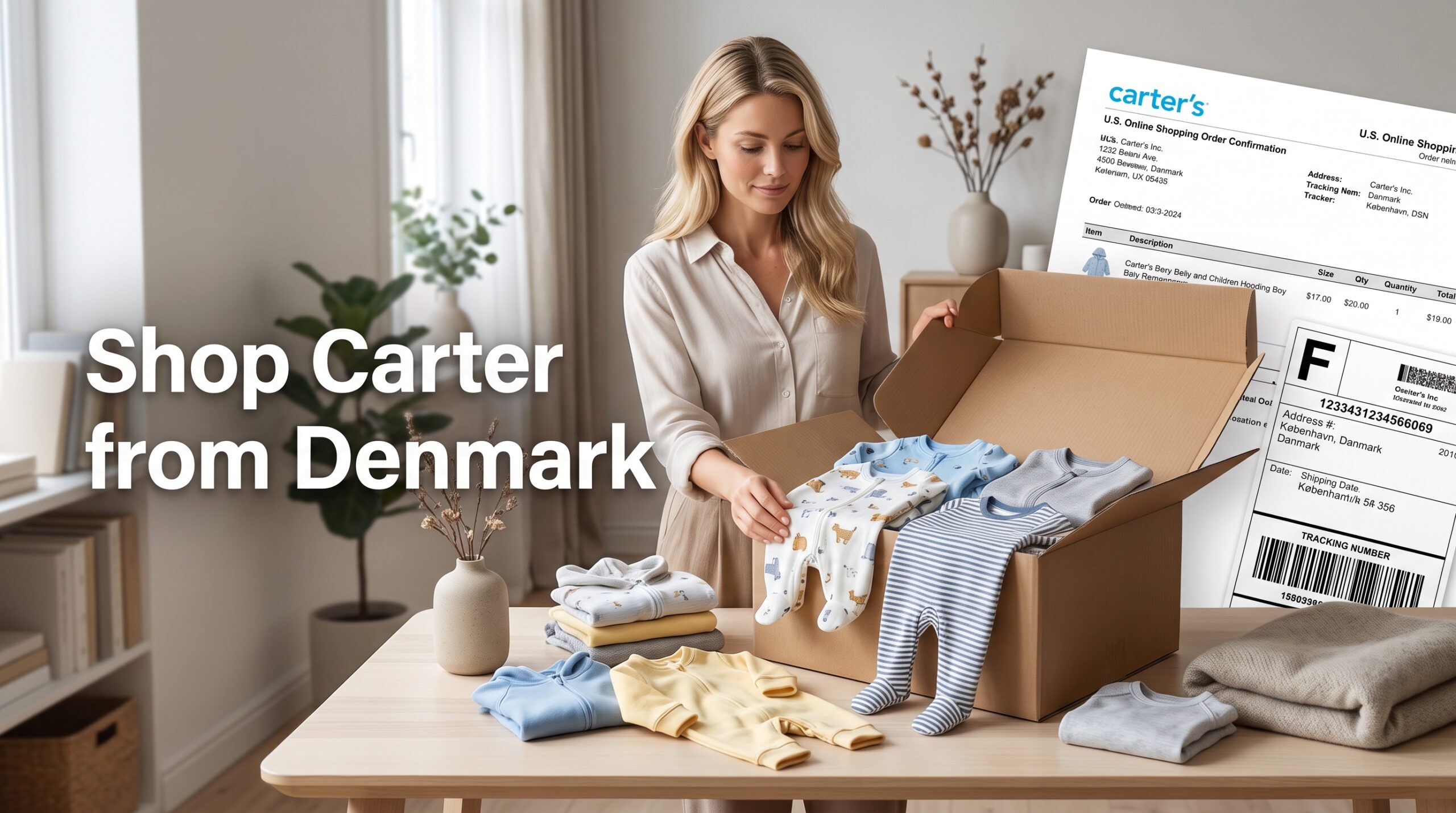 Buy from Carter and Ship to Denmark: Step-by-Step Shopping & Delivery Guide
