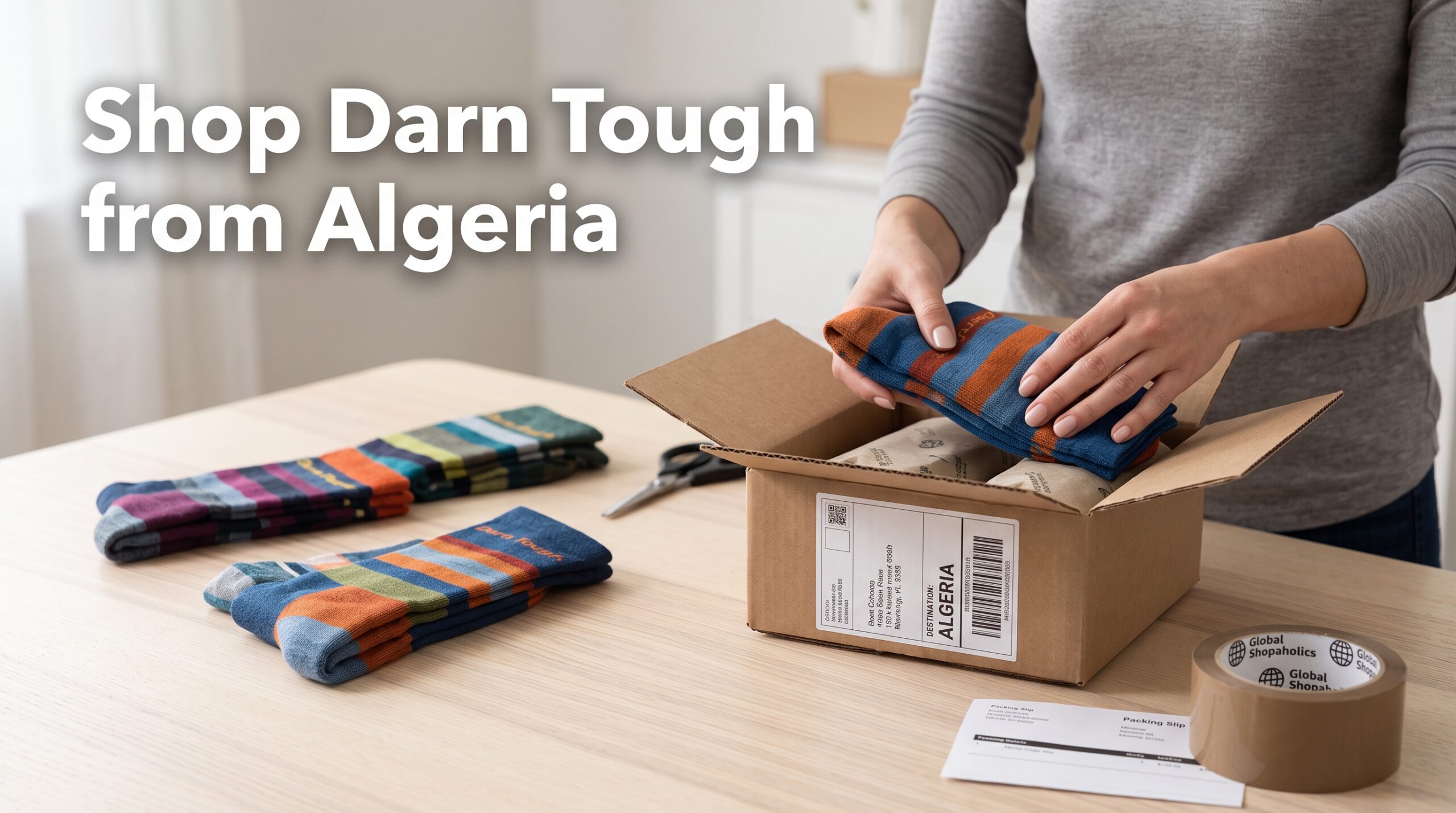 Buy from Darn Tough and Ship to Algeria: Socks Shopping & Delivery Guide