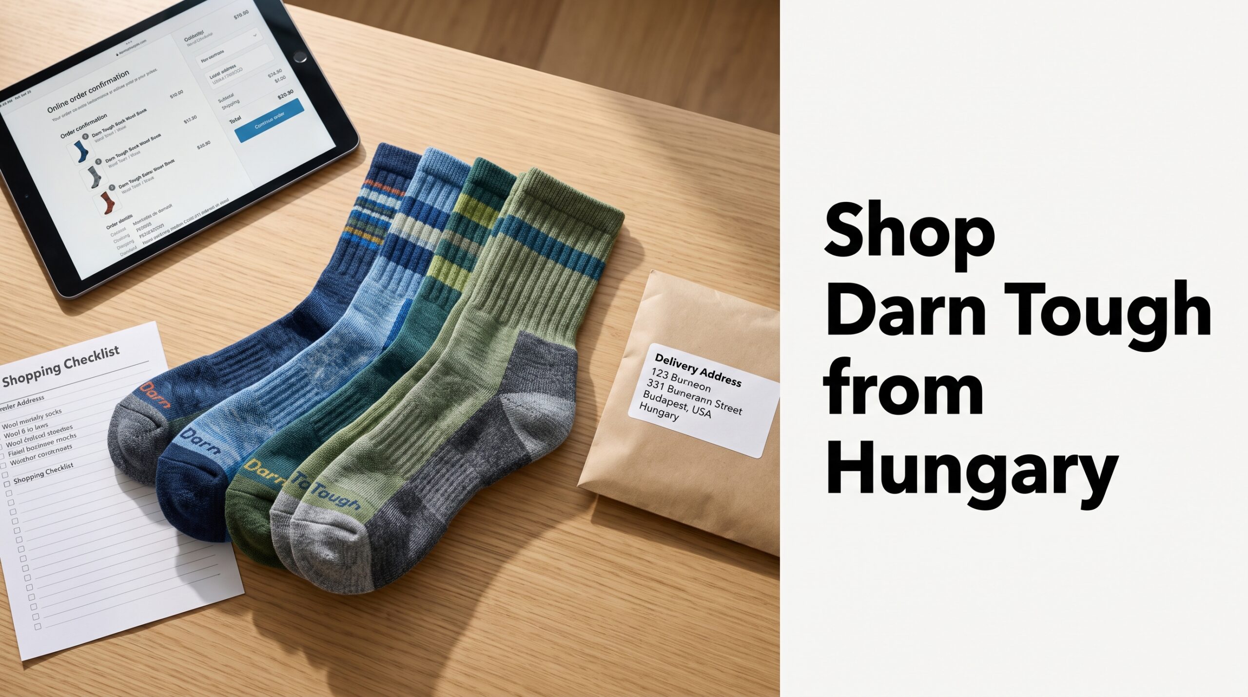 Buy from Darn Tough and Ship to Hungary: Socks Shopping & Delivery Guide