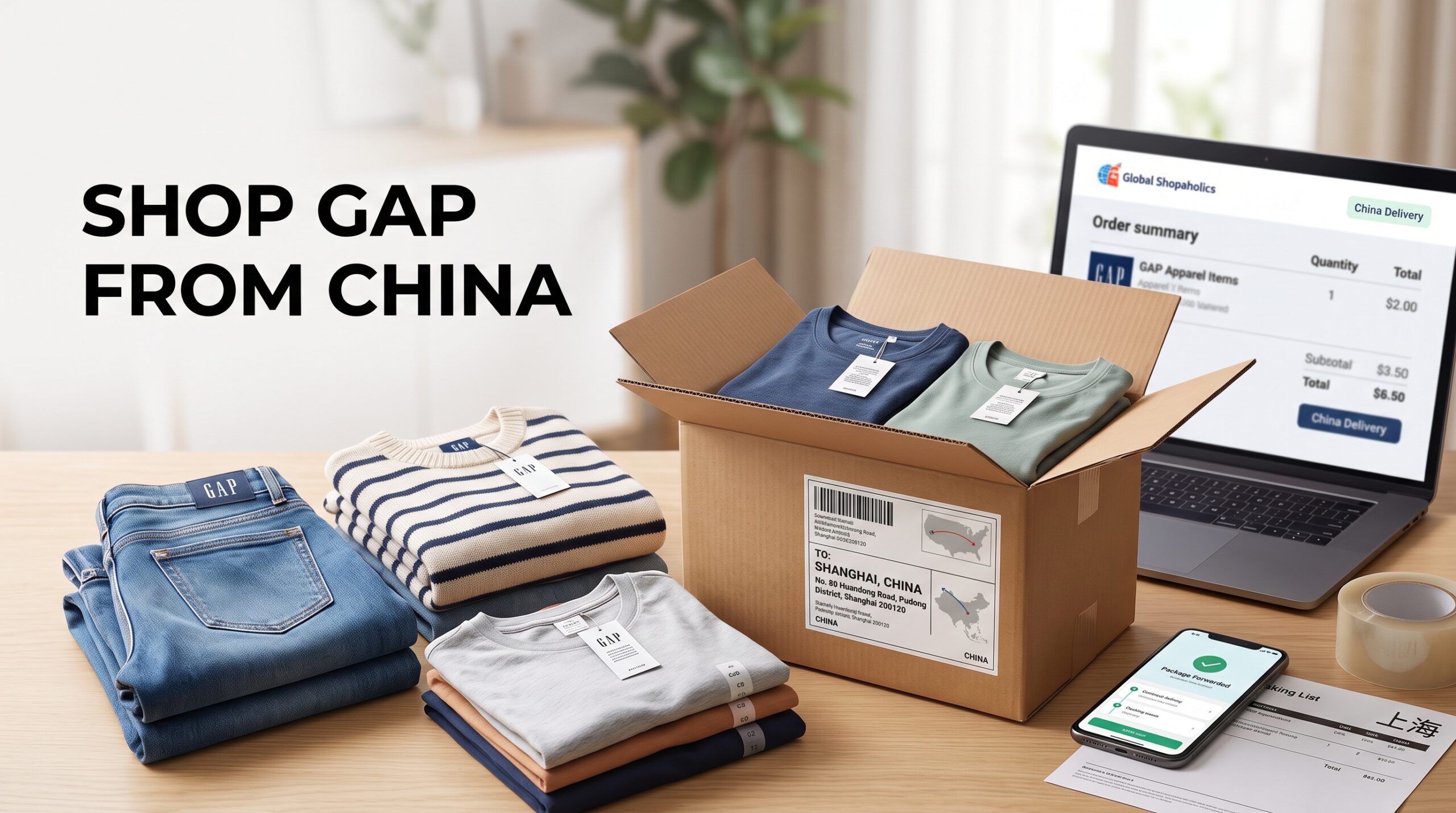 Buy from Gap and Ship to China: Online Shopping & International Delivery Guide