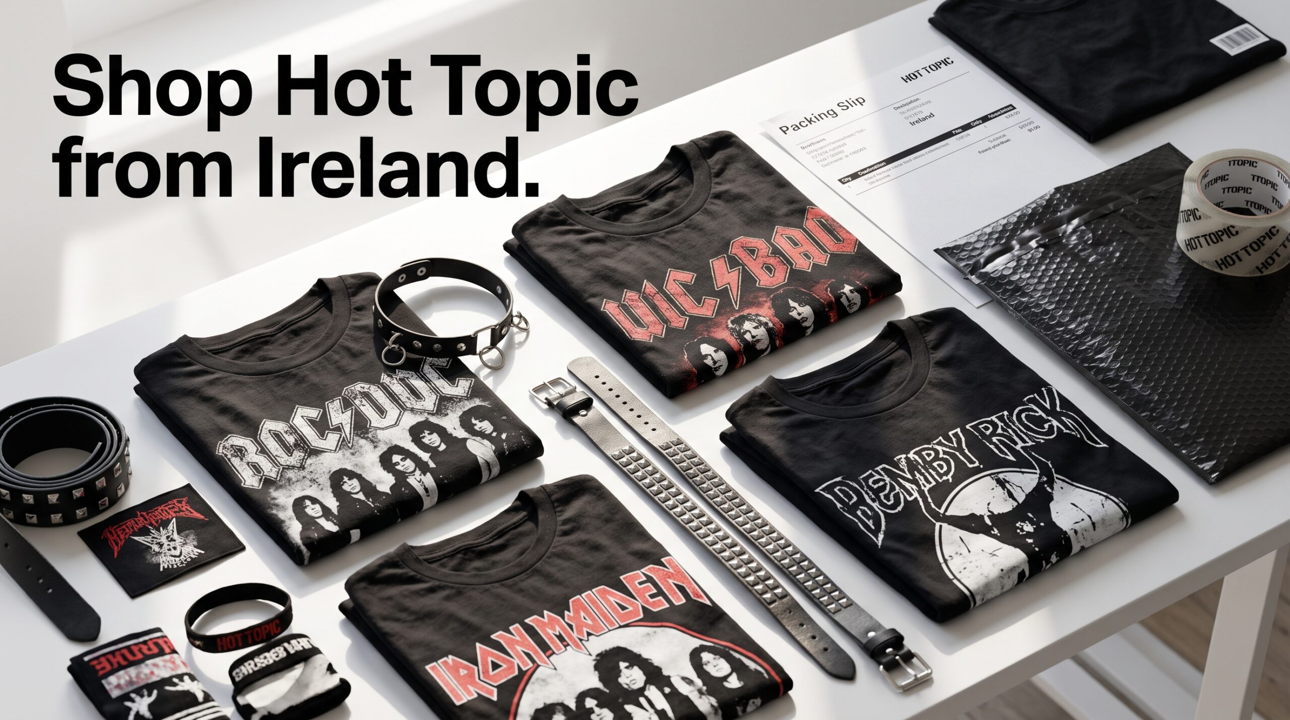 Buy from Hot Topic and Ship to Ireland: Online Shopping & Delivery Guide
