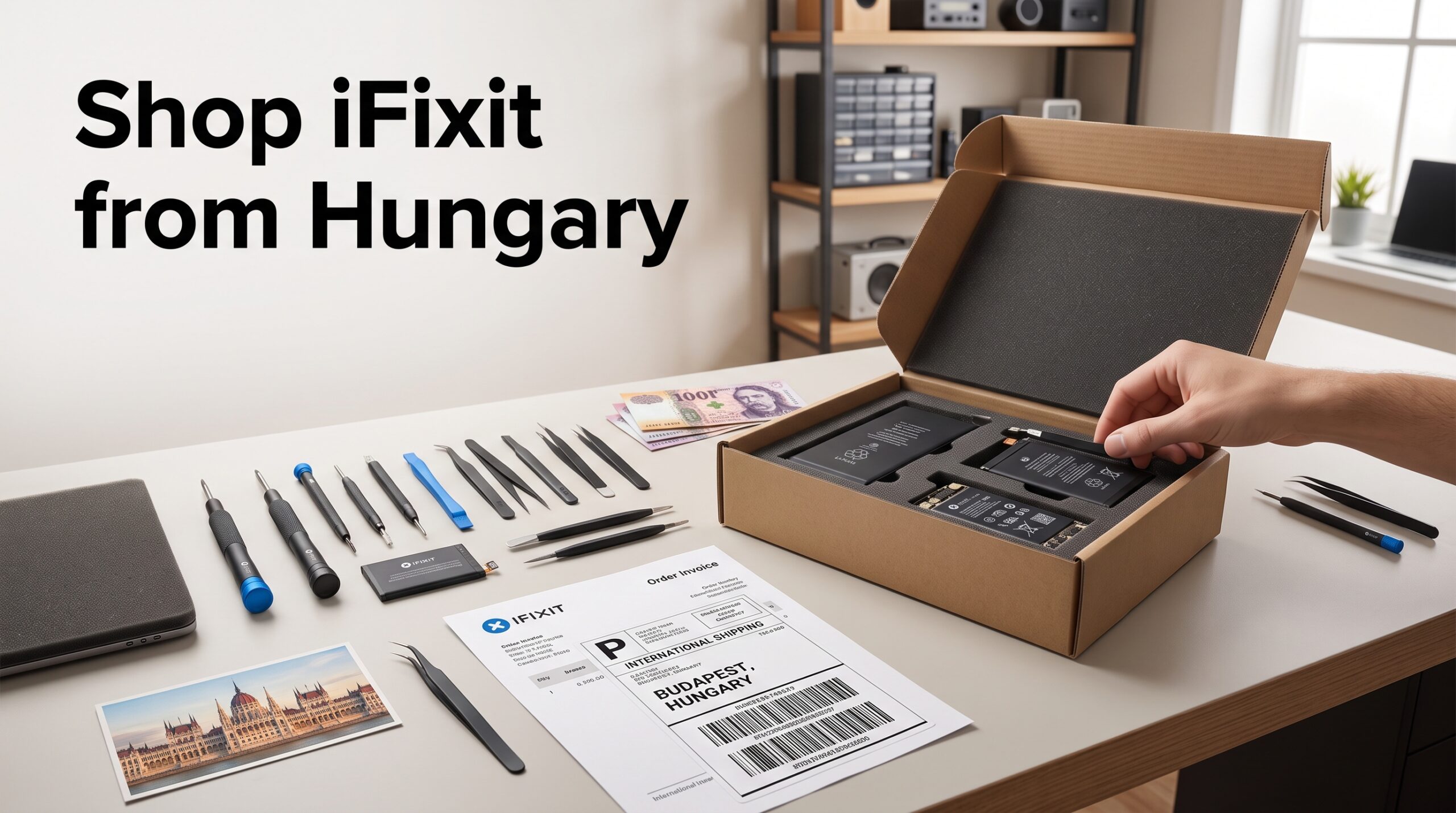 Buy from iFixit and Ship to Hungary: Tools & Parts Shopping Guide