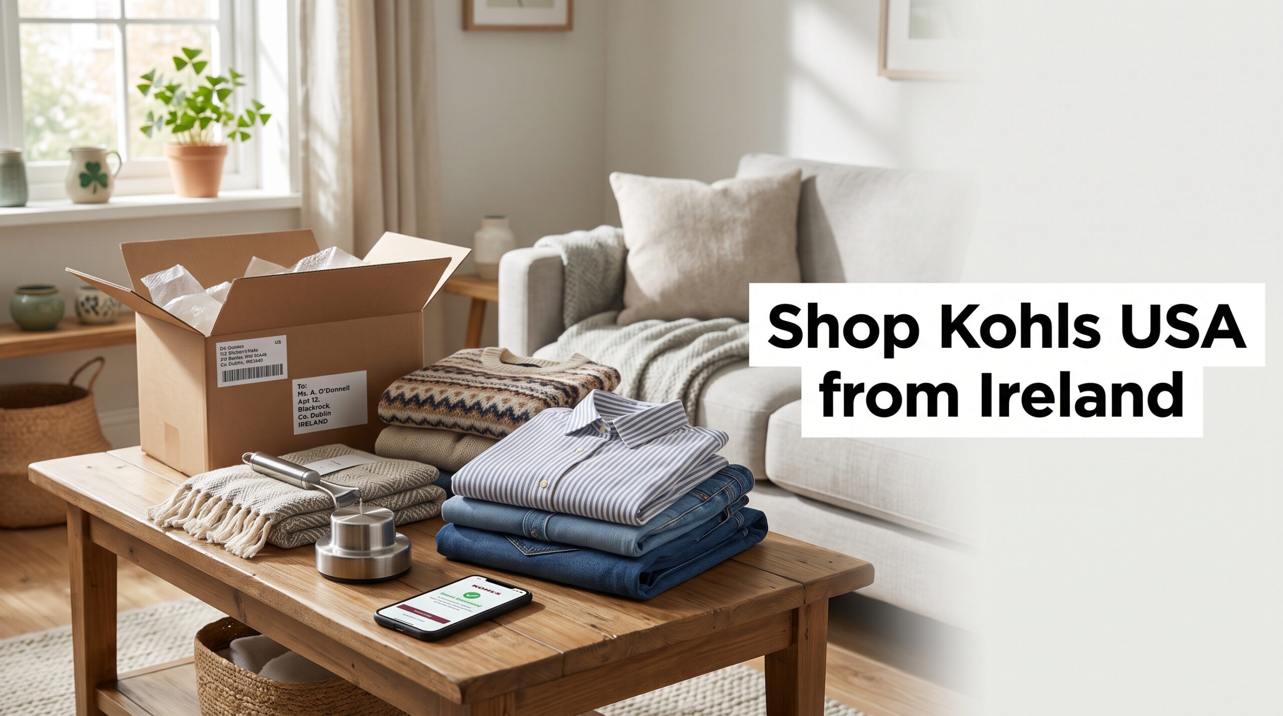 Buy from Kohls USA and Ship to Ireland: Online Shopping & Delivery Guide