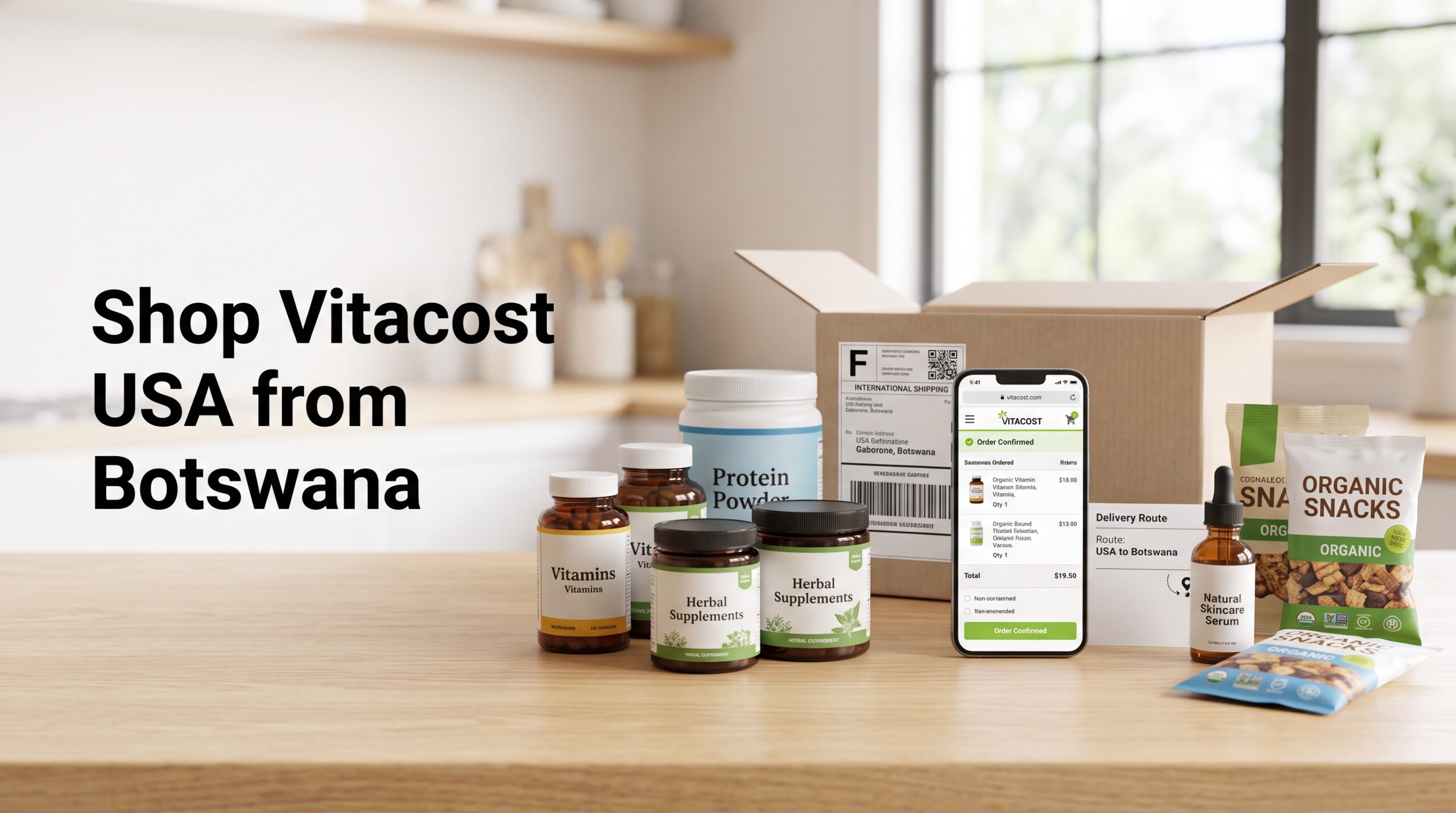 Buy from Vitacost USA and Ship to Botswana: Health Products Shopping Guide