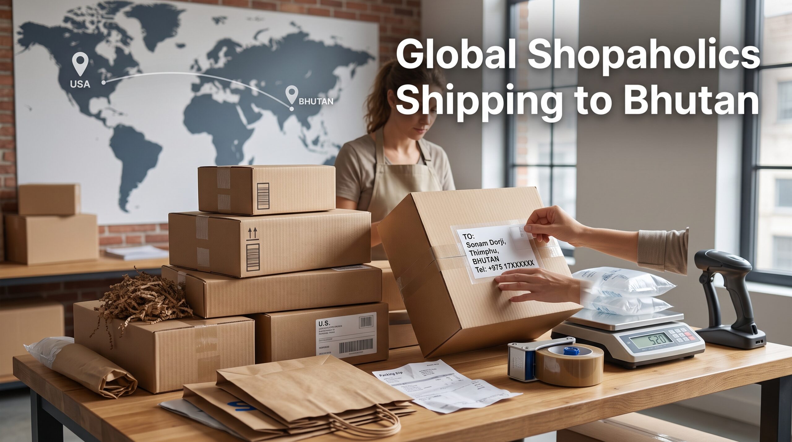 Shipping to Bhutan with Global Shopaholics: Step-by-Step Delivery Guide